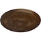 Ekena Millwork Leandros Ceiling Medallion (Fits Canopies up to 6 3/8"), 19 7/8"OD x 1 1/4"P, Root Beer Crackle CM22LNRBC - alternate 3